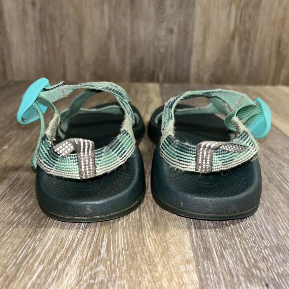 Womens US Size 5 Chaco Teal Green Sandal Strappy Active Hike Water Shoes EU 36 - Picture 7 of 11